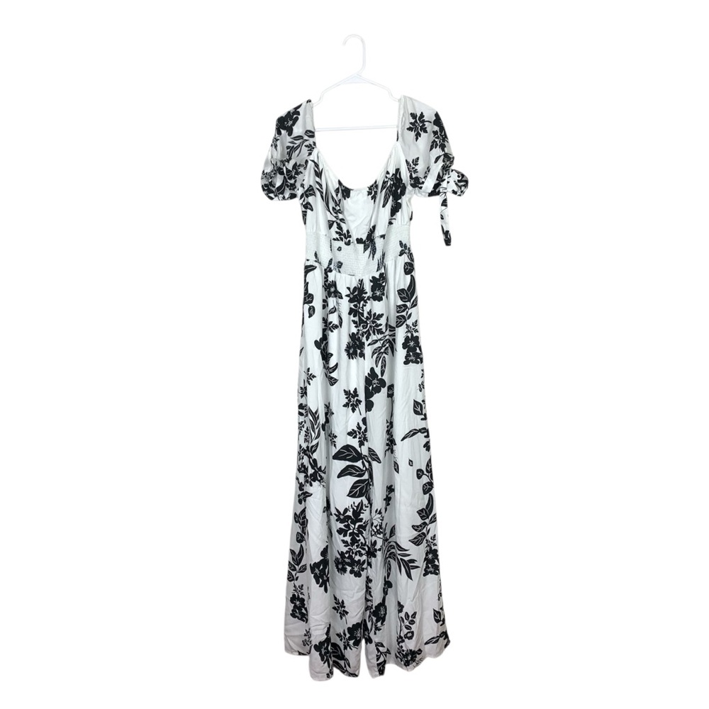 NEW Fashion Nova Violetta Jumpsuit size xl floral vacation - Picture 2 of 9